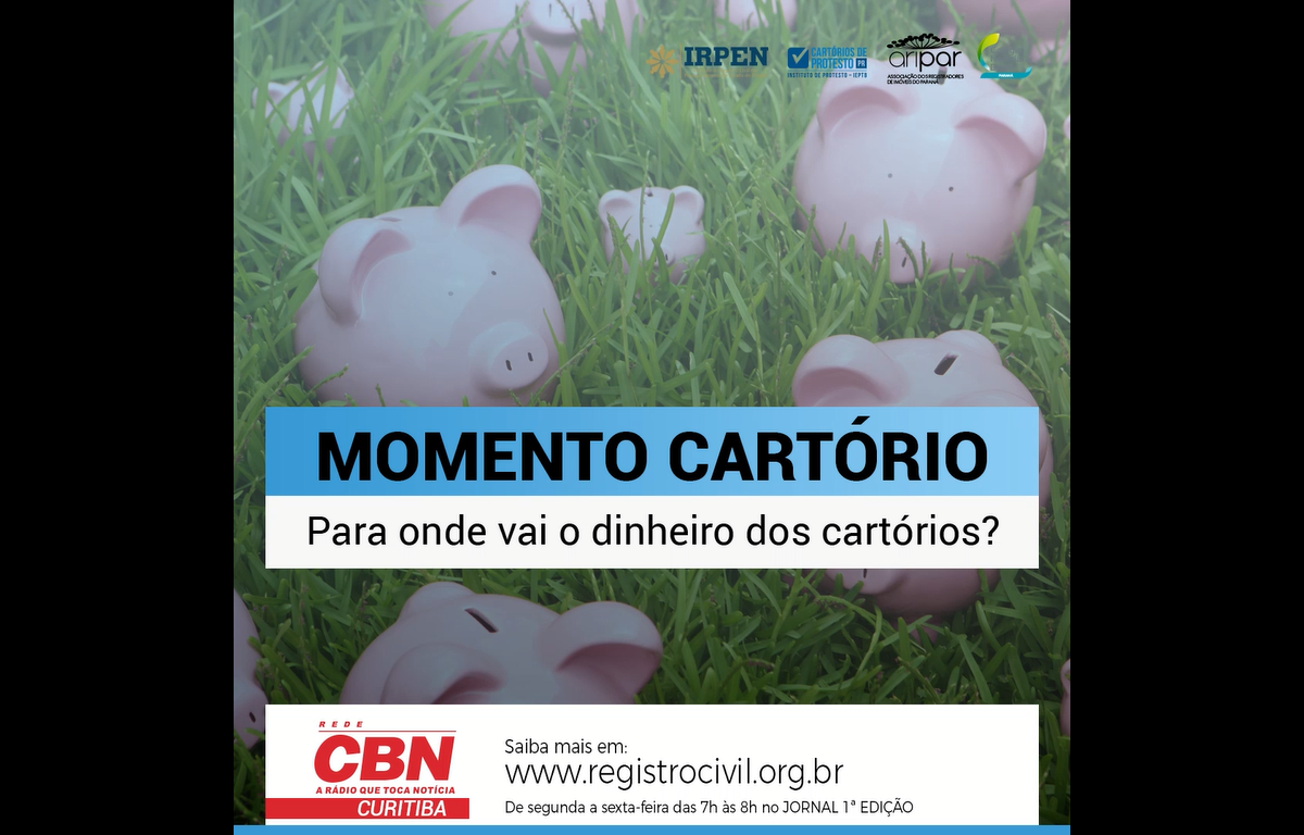 Momento Cartório: confira o boletim geral divulgado hoje (26) na rádio CBN