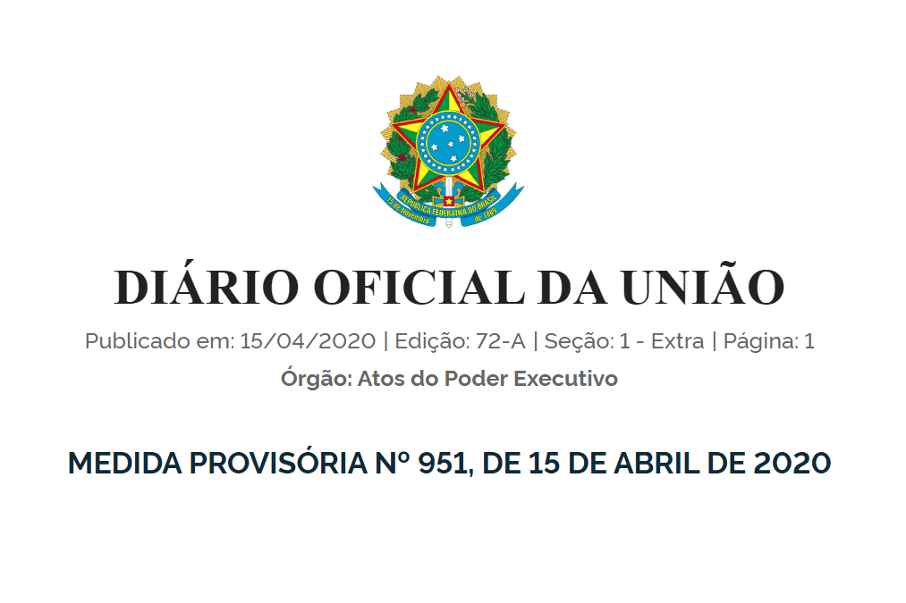 MP 951/2020 dispõe sobre a emissão não presencial de certificados digitais