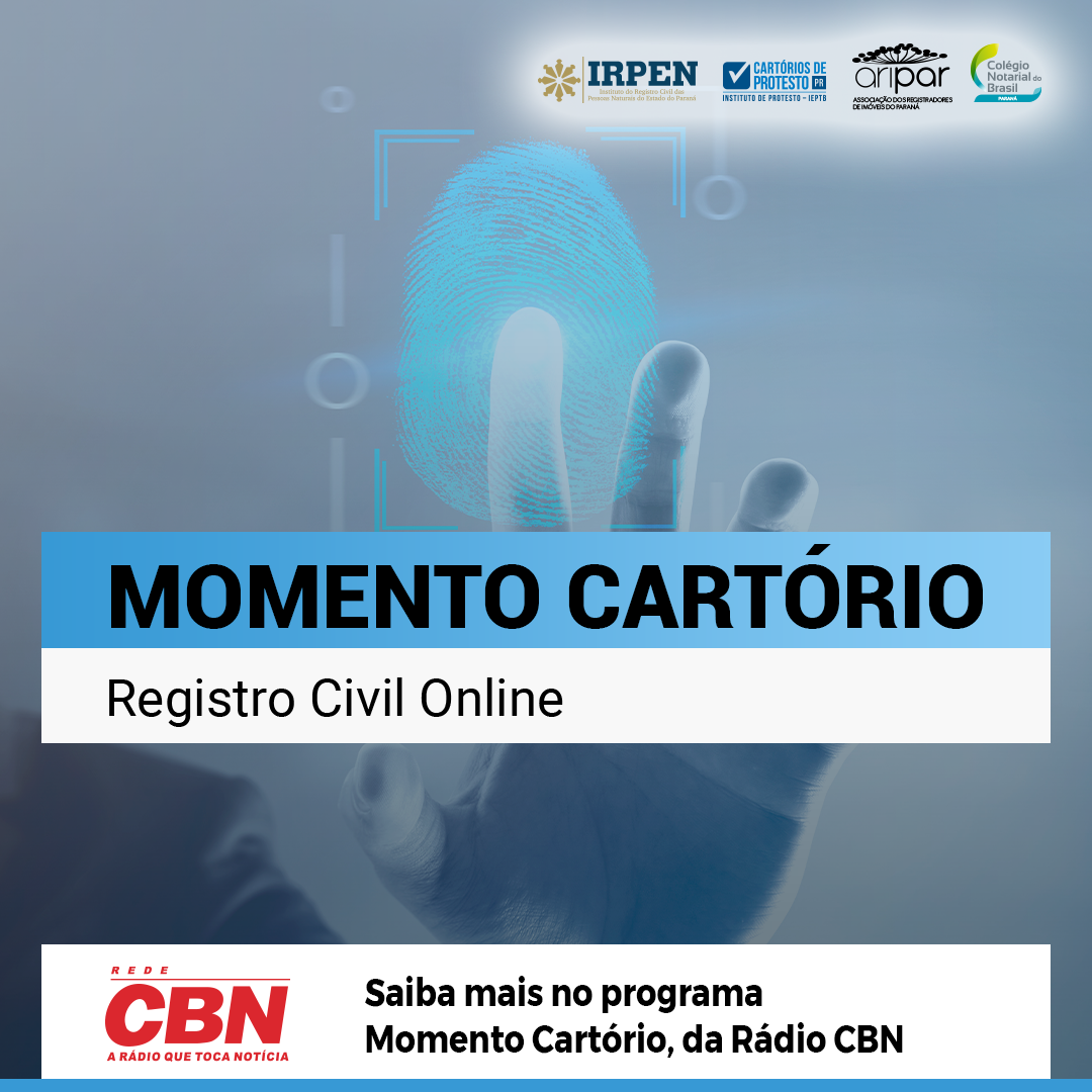 Momento Cartório: confira o boletim geral nesta quinta-feira (18) na rádio CBN