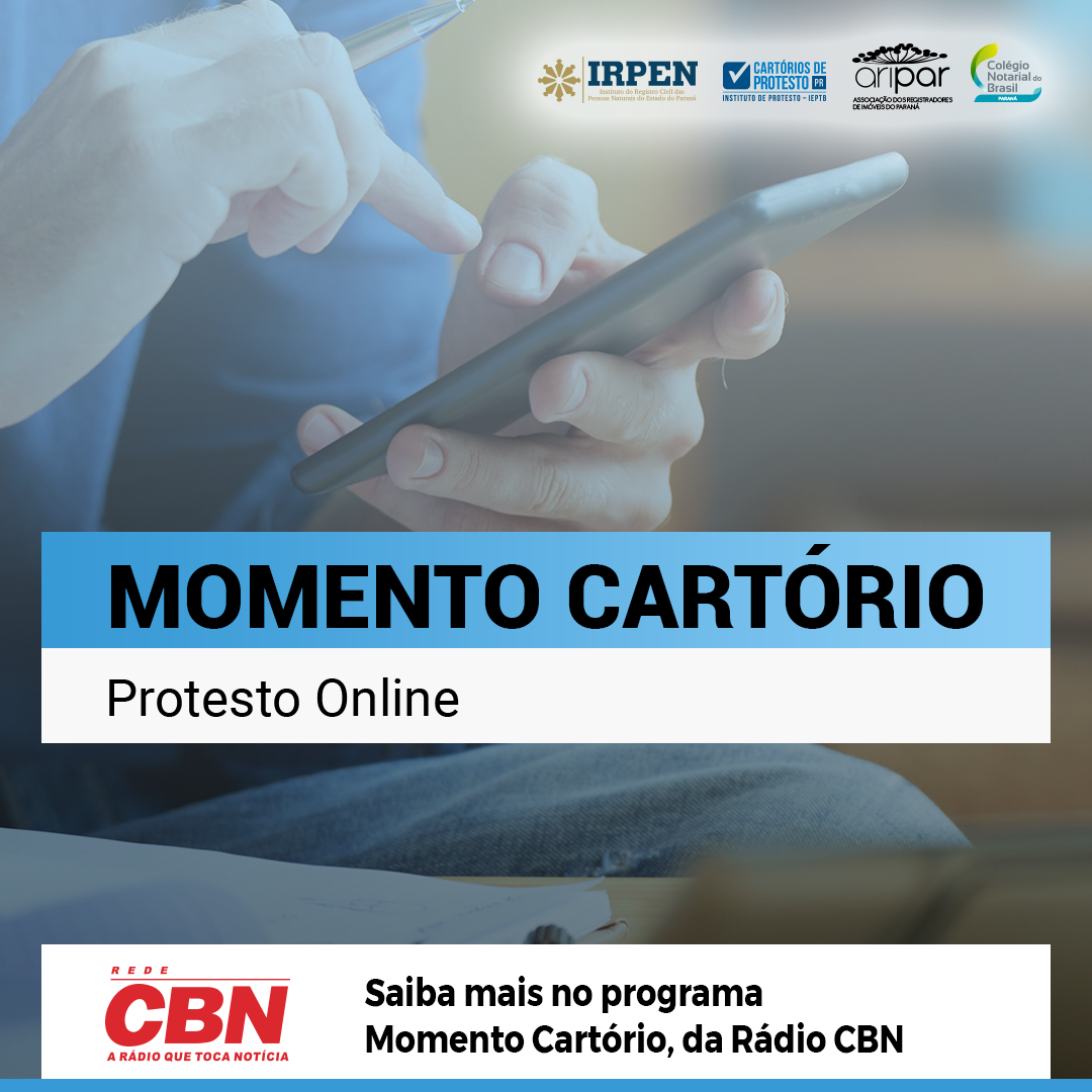 Momento Cartório: confira o boletim geral divulgado nesta quinta-feira (04) na rádio CBN