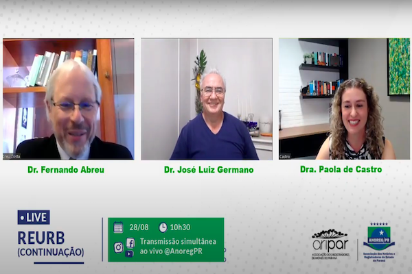 Anoreg/PR realiza segunda live sobre regularização fundiária