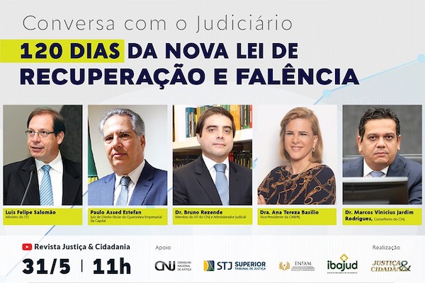 CNJ – Nova lei de recuperação judicial e falências será debatida em webinar