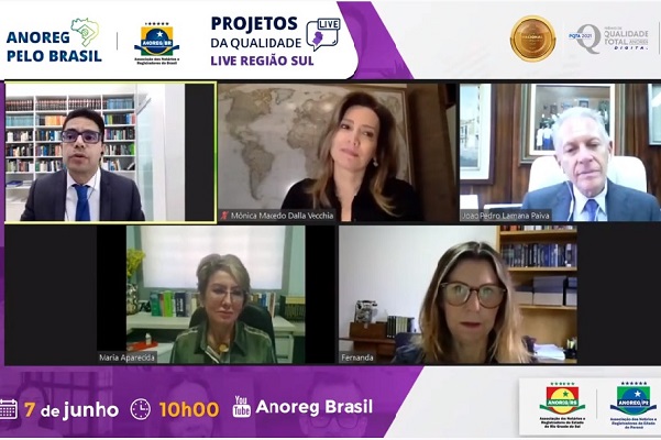 Anoreg pelo Brasil apresenta projetos da Qualidade às Anoregs da Região Sul