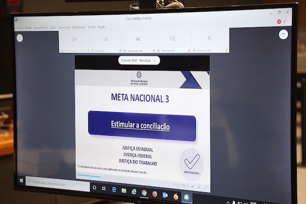 CNJ - Conciliações em 2021 já são mais que o dobro das realizadas no mesmo semestre de 2020
