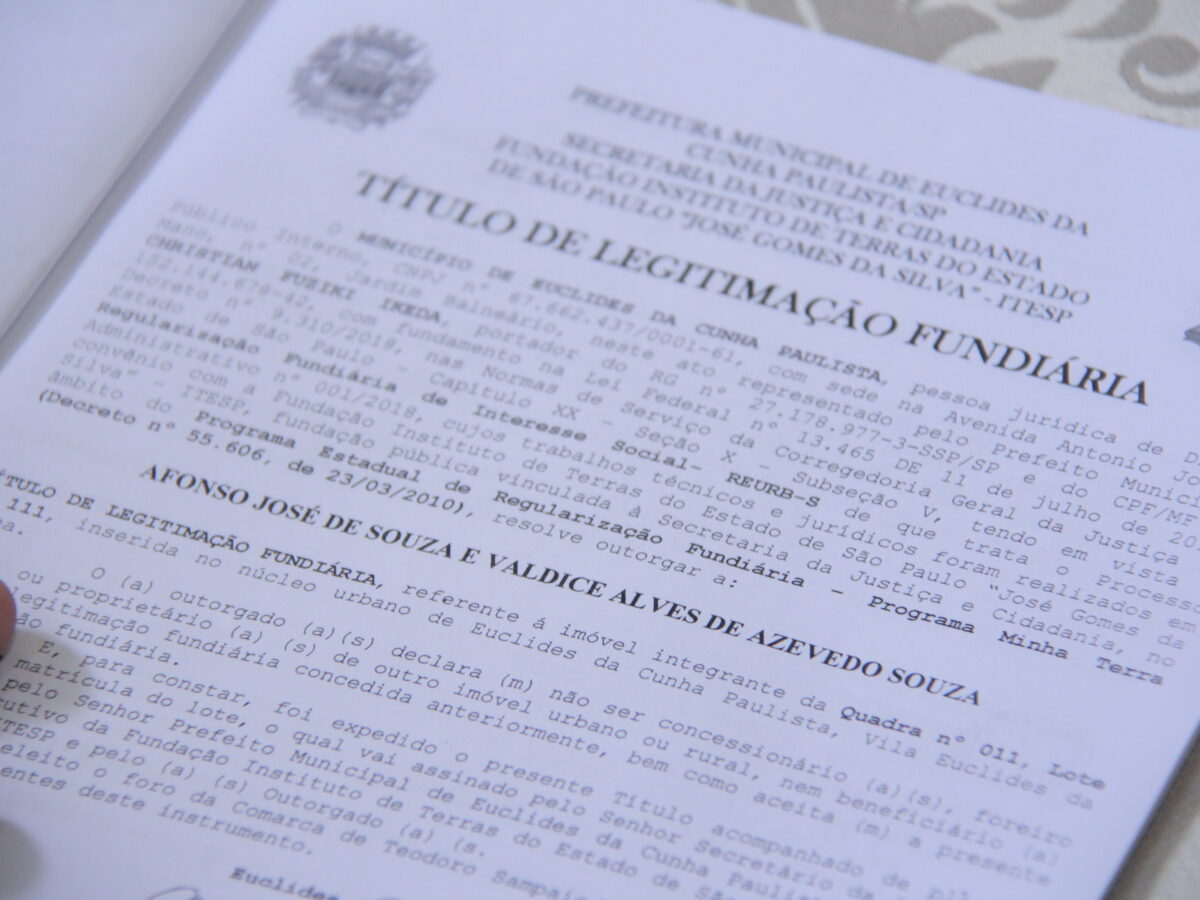 Lei Federal nº 14.757/23 dispõe sobre a extinção de cláusulas resolutivas constantes de títulos fundiários