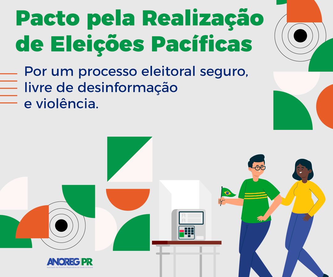 Anoreg/PR adere ao “Pacto pela Realização de Eleições Pacíficas”