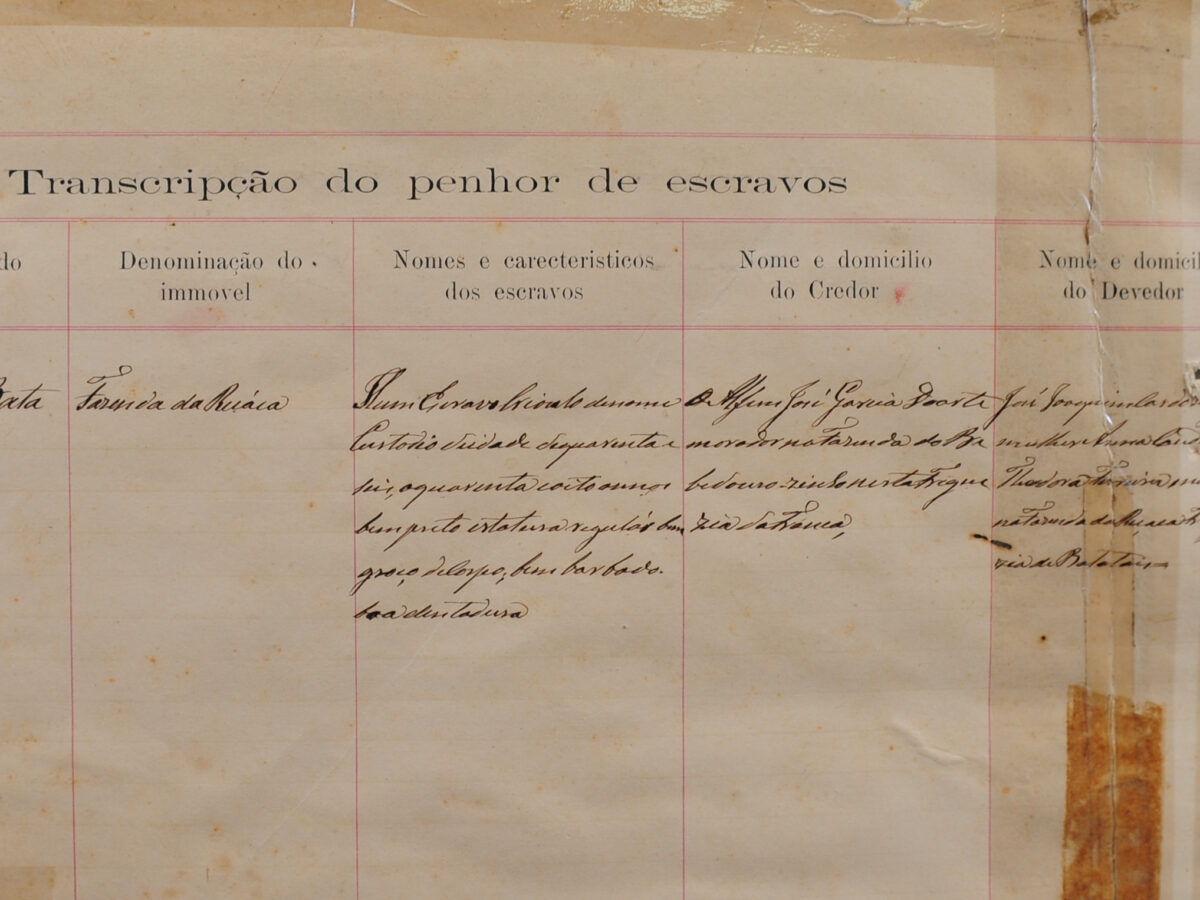 Migalhas da Memória: Fogueiras cívicas e a nódoa infamante da República - Os livros de registro de penhor de escravos