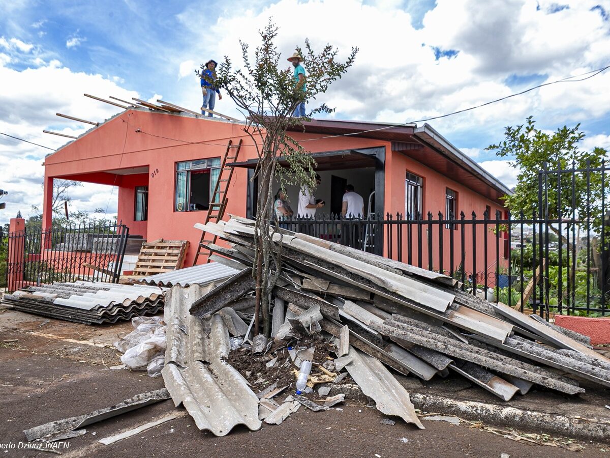 Notários e registradores do Paraná se unem para ajudar as vítimas do tornado que atingiu o município de Rio Bonito de Iguaçu