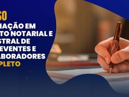 Ennor oferece curso completo em Direito Notarial e Registral para escreventes e colaboradores, apoiado pela ANOREG/BR