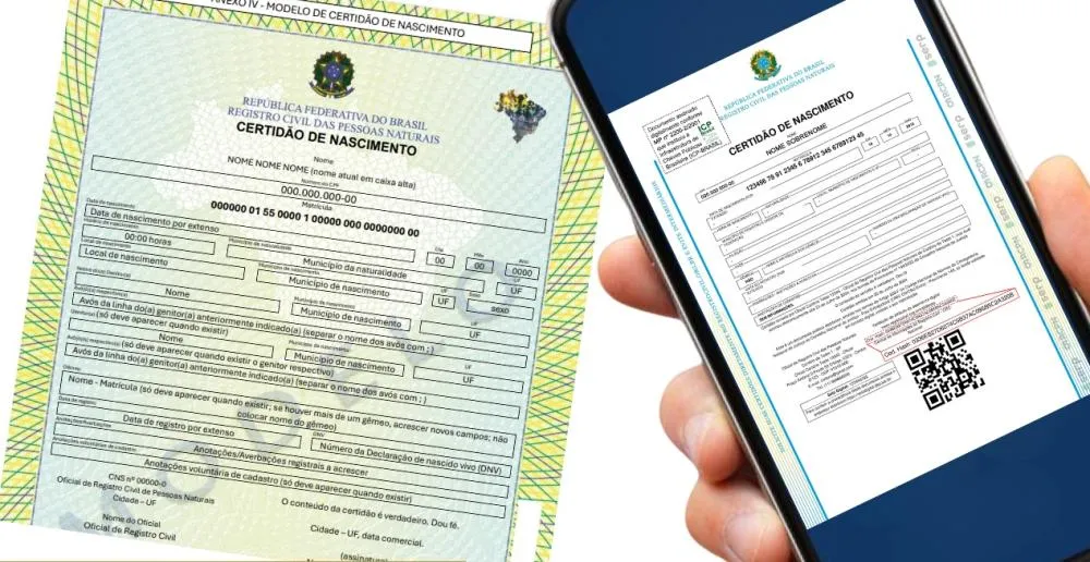 Projeto prevê certidão de nascimento em formato digital no aplicativo Gov.br