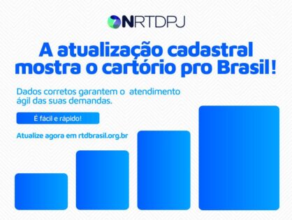 ONRTDPJ promove atualização da base cadastral de serventias da especialidade