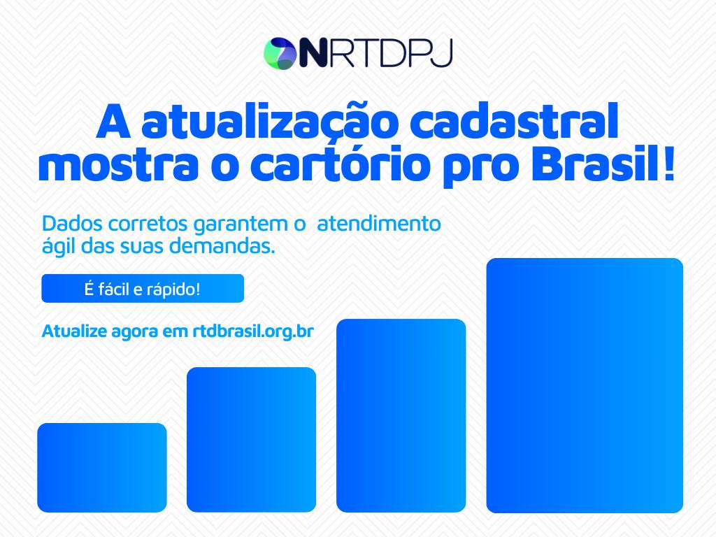 ONRTDPJ promove atualização da base cadastral de serventias da especialidade