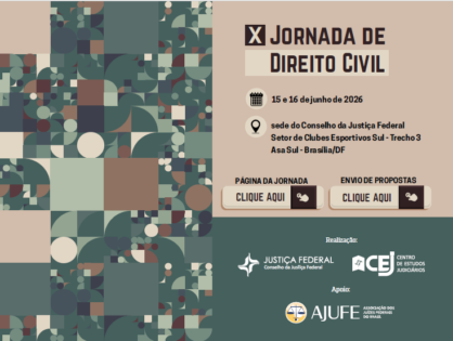 Prazo para envio de propostas de enunciados à X Jornada de Direito Civil termina em 5 de abril