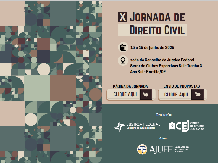 Prazo para envio de propostas de enunciados à X Jornada de Direito Civil termina em 5 de abril
