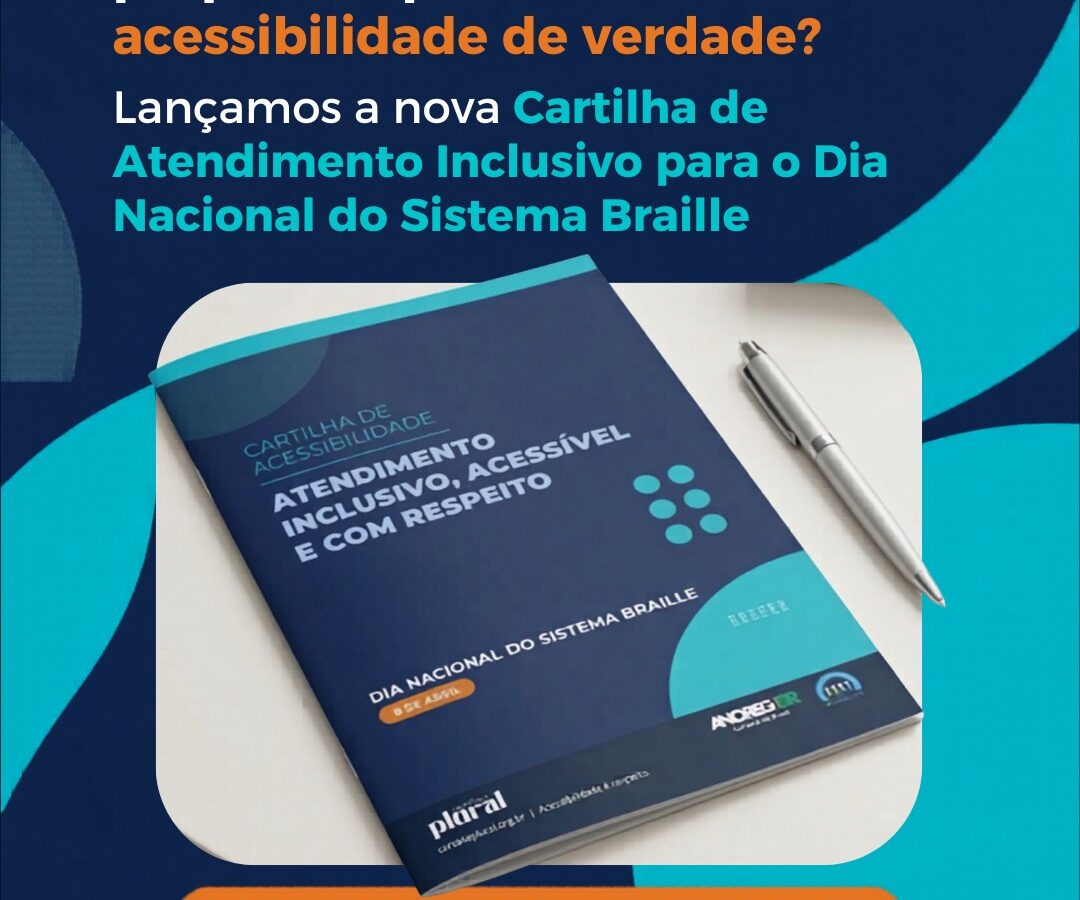 ANOREG/BR lança cartilha sobre atendimento acessível no Dia Nacional do Sistema Braille
