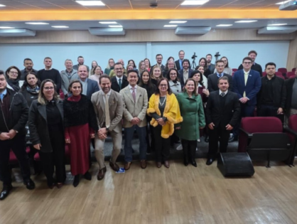 Corregedoria da Justiça promove encontro em Pato Branco com foco no diálogo institucional e no aprimoramento das atividades extrajudiciais no Paraná 