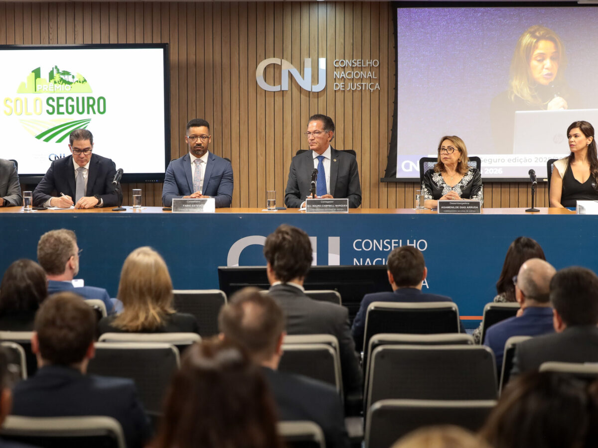 ANOREG/BR participa do Prêmio Solo Seguro no CNJ por obra sobre combate à grilagem de terras