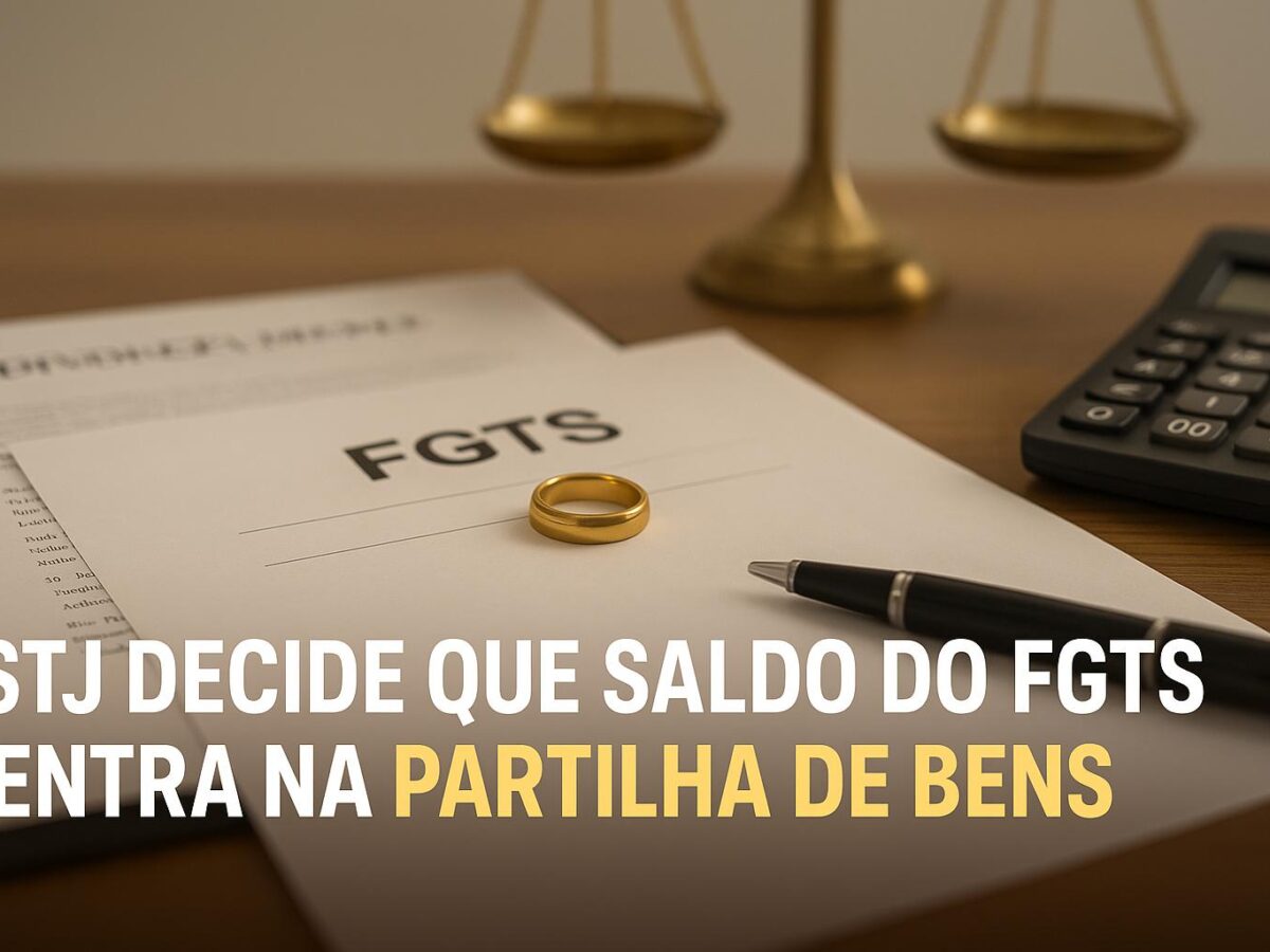 Valores do FGTS acumulados na constância do casamento entram na partilha, decide STJ