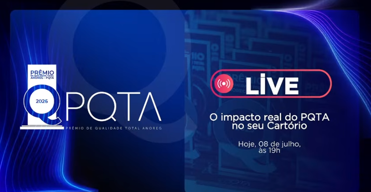 ANOREG/BR promove live na Semana da Qualidade do PQTA e sorteia três inscrições gratuitas