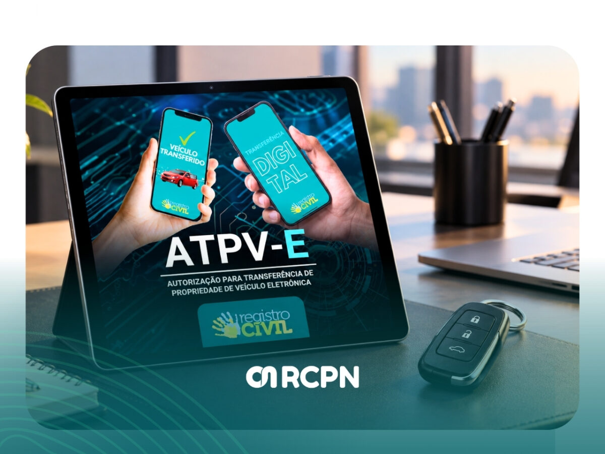 Cartilha ATPV-e orienta registradores sobre a nova atribuição dos Cartórios de Registro Civil