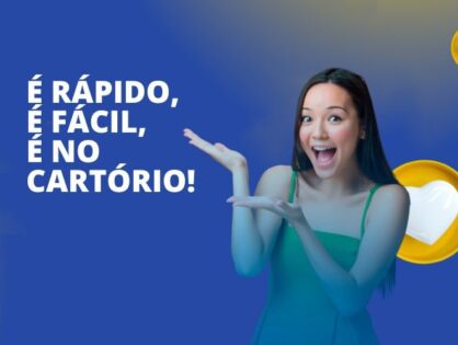 É rápido. É fácil. É no Cartório: alterar o nome a qualquer momento da vida